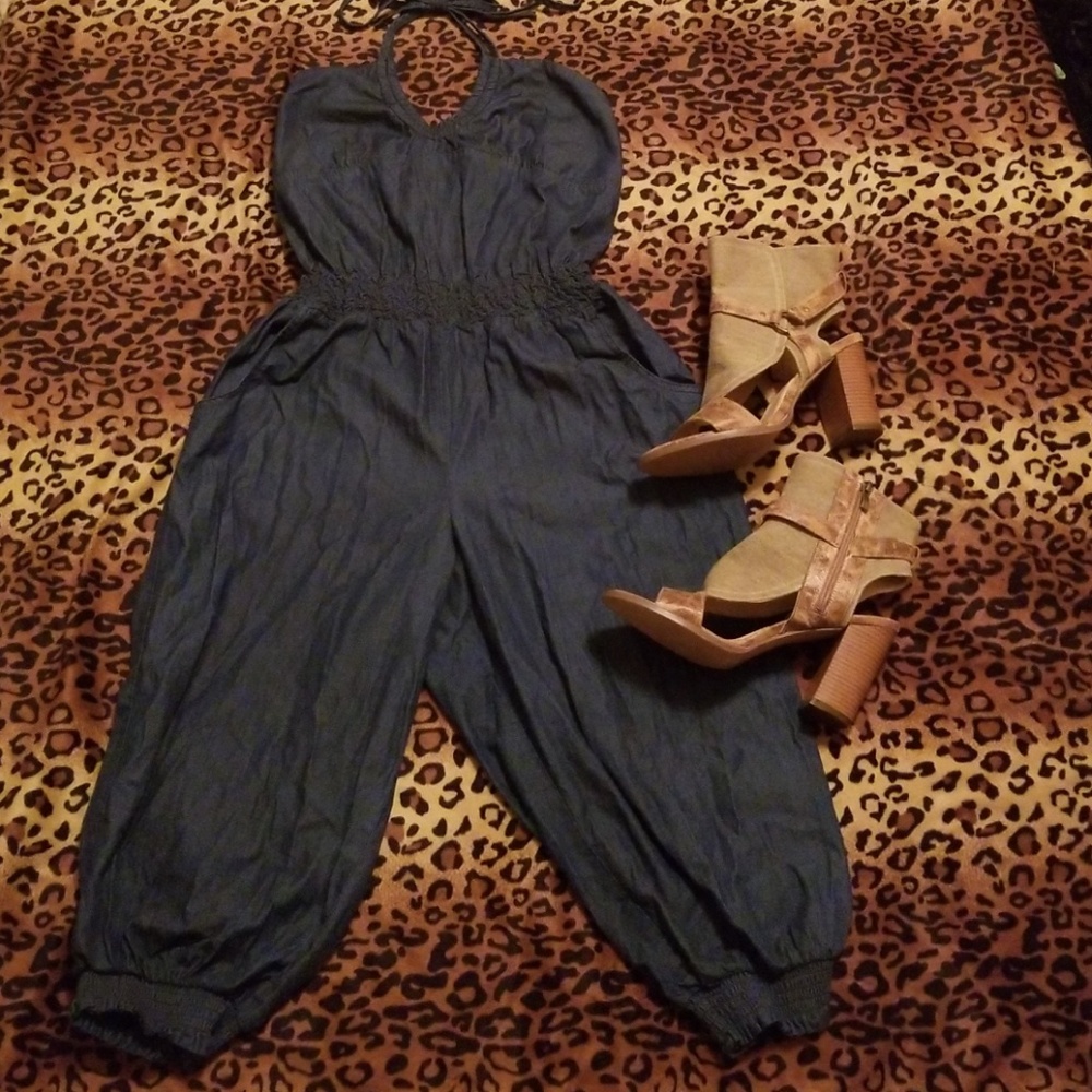 **sold** Denim romper